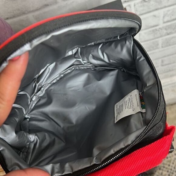 Super Mario Backpack with Detachable Mushroom Lunch Tote 17 inch - Picture 9 of 11